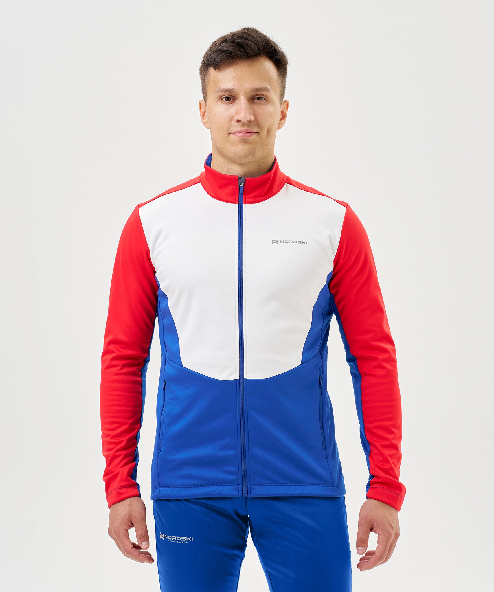 Тренировочная куртка Nordski Advance Light Blue/Black