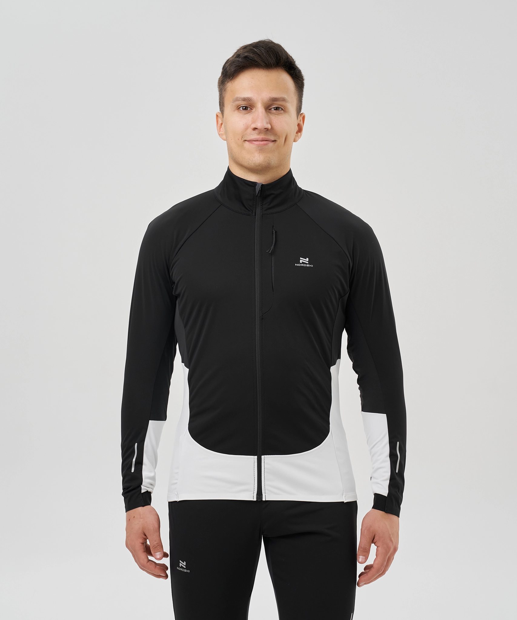 Тренировочная куртка Nordski Race Dark Jeans/Lime