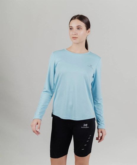 Футболка Nordski Run Blue Sky W с длинным рукавом