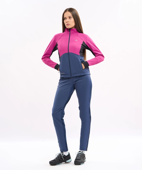 Тренировочная куртка Nordski Pro Fuchsia/Blue W