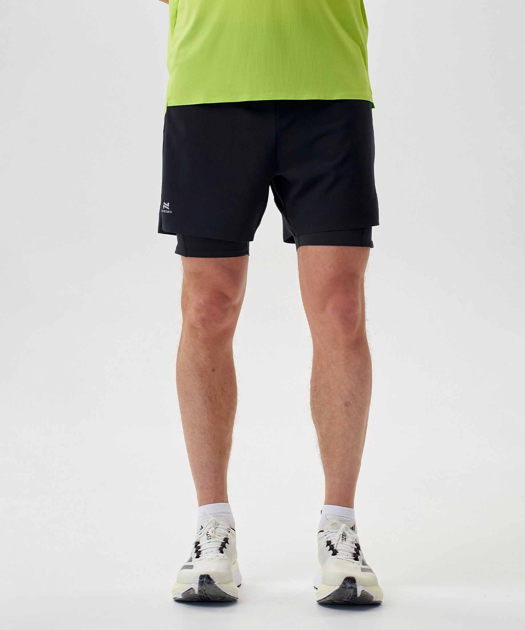 Шорты 2 в 1 Nordski Road Black