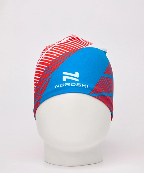 Гоночная шапка Nordski Heat Blue/Red