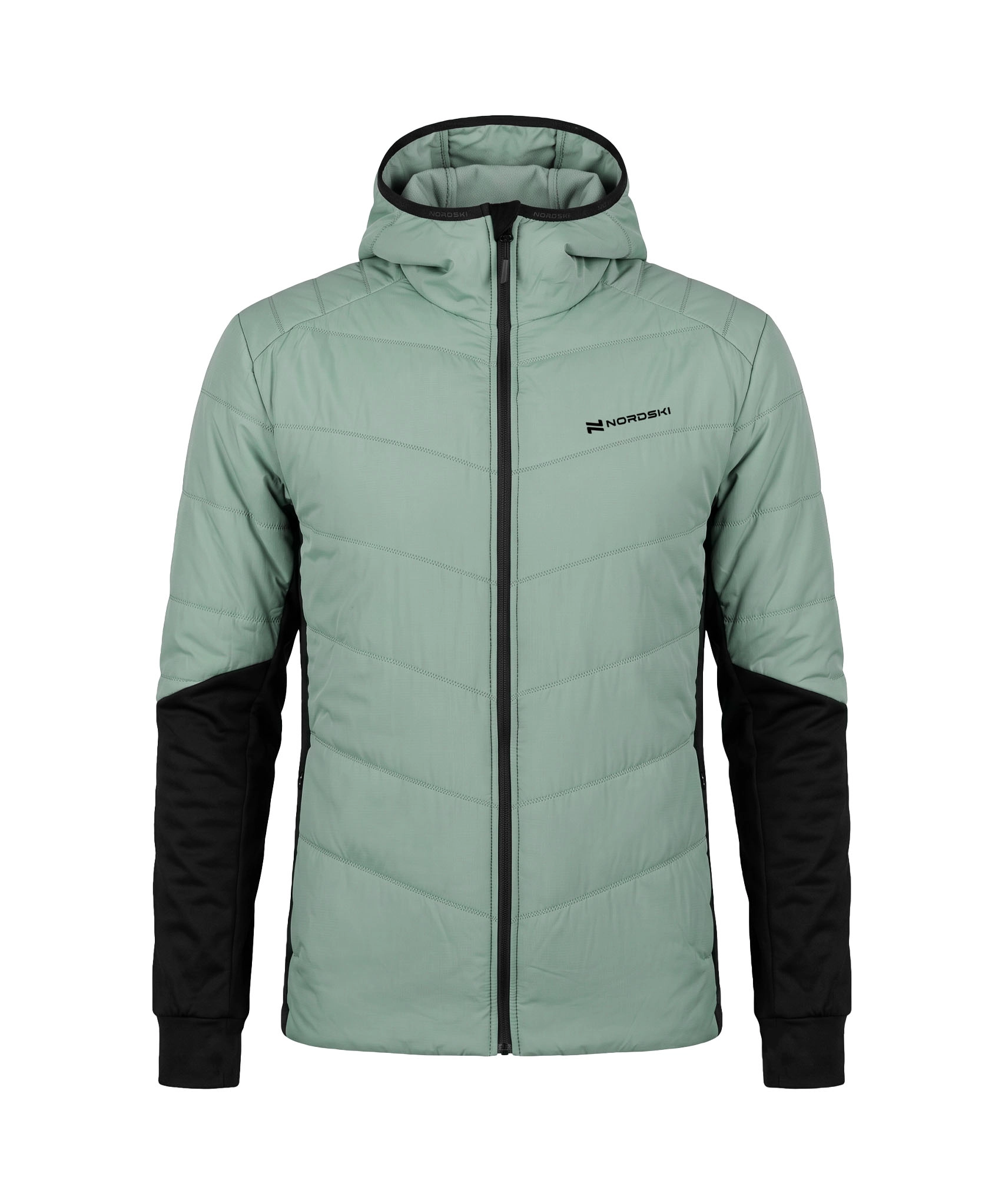 Куртка Nordski Hybrid Hood 2.0 Ice Mint/Black