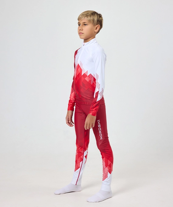Гоночный костюм Nordski Jr. Race Red
