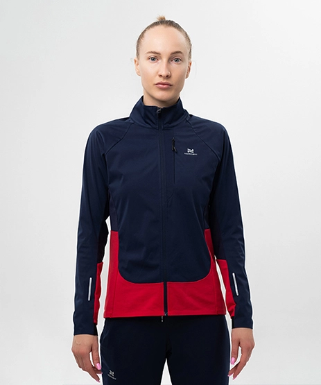 Тренировочная куртка Nordski Race Dark Jeans/Lime W