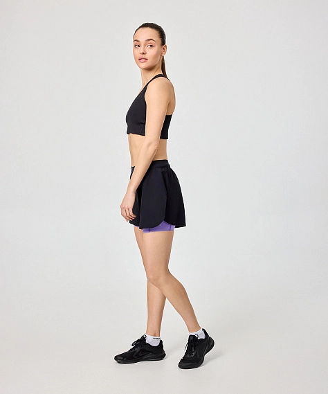 Шорты с лосинами Nordski Stayer Black/Lavender W