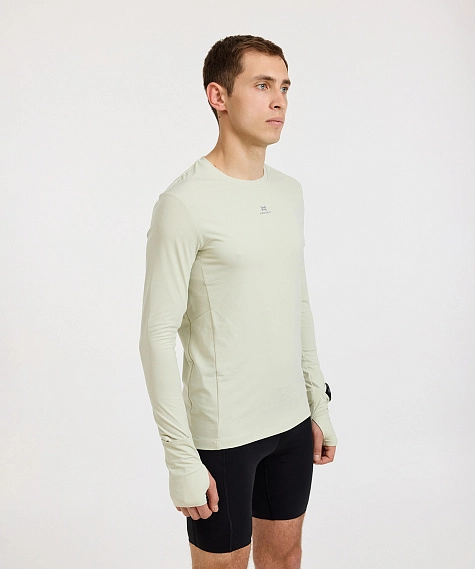 Лонгслив Nordski RunTech Smoky Green