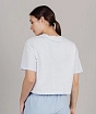 Футболка укороченная Nordski Simple Logo White W