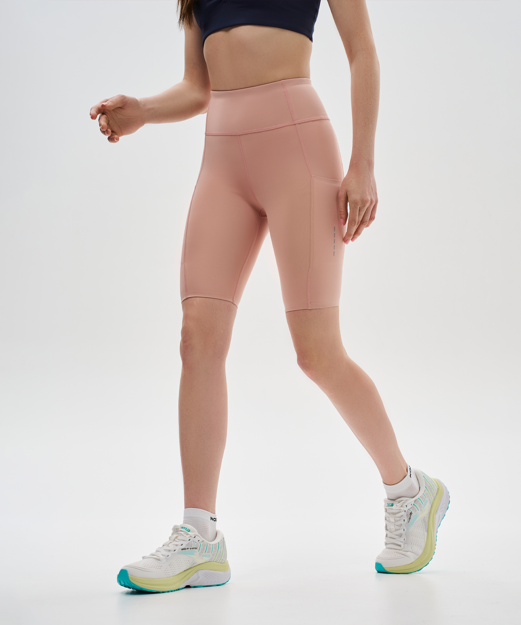 Тайтсы half Nordski Road Soft Pink W