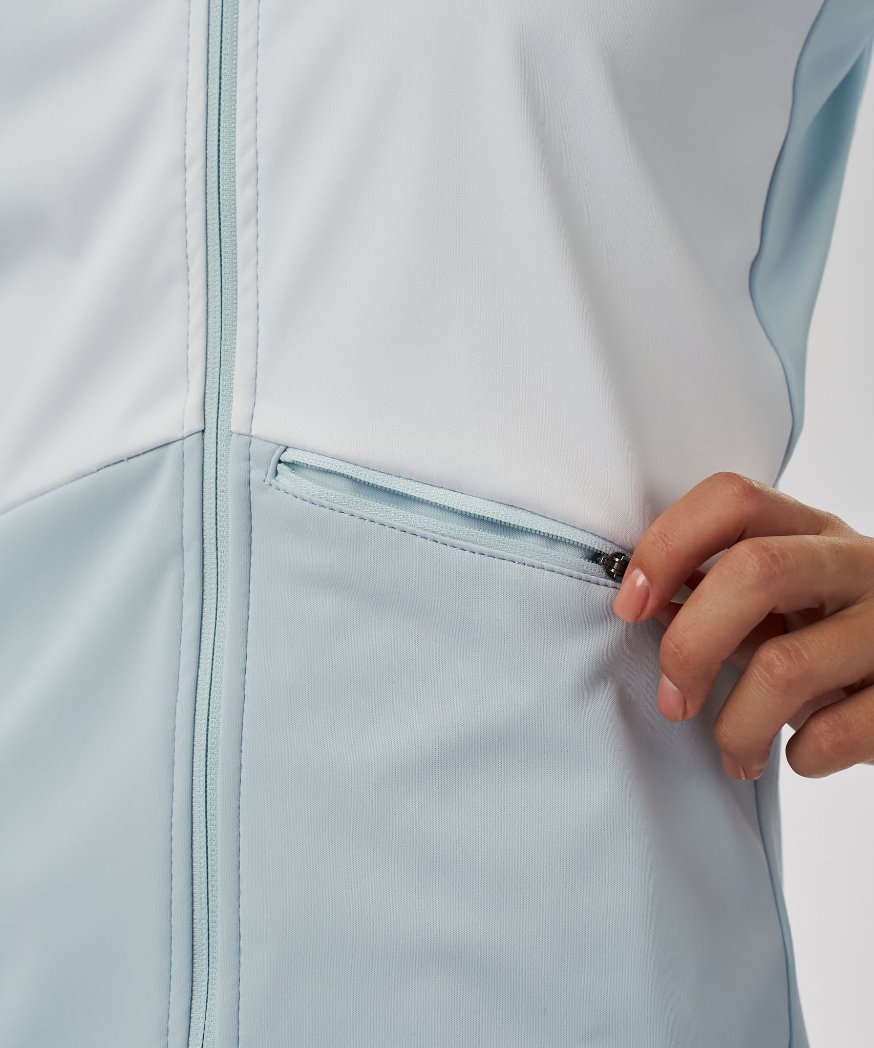 Тренировочная куртка Nordski Pro 2.0 White/Pearl Blue W
