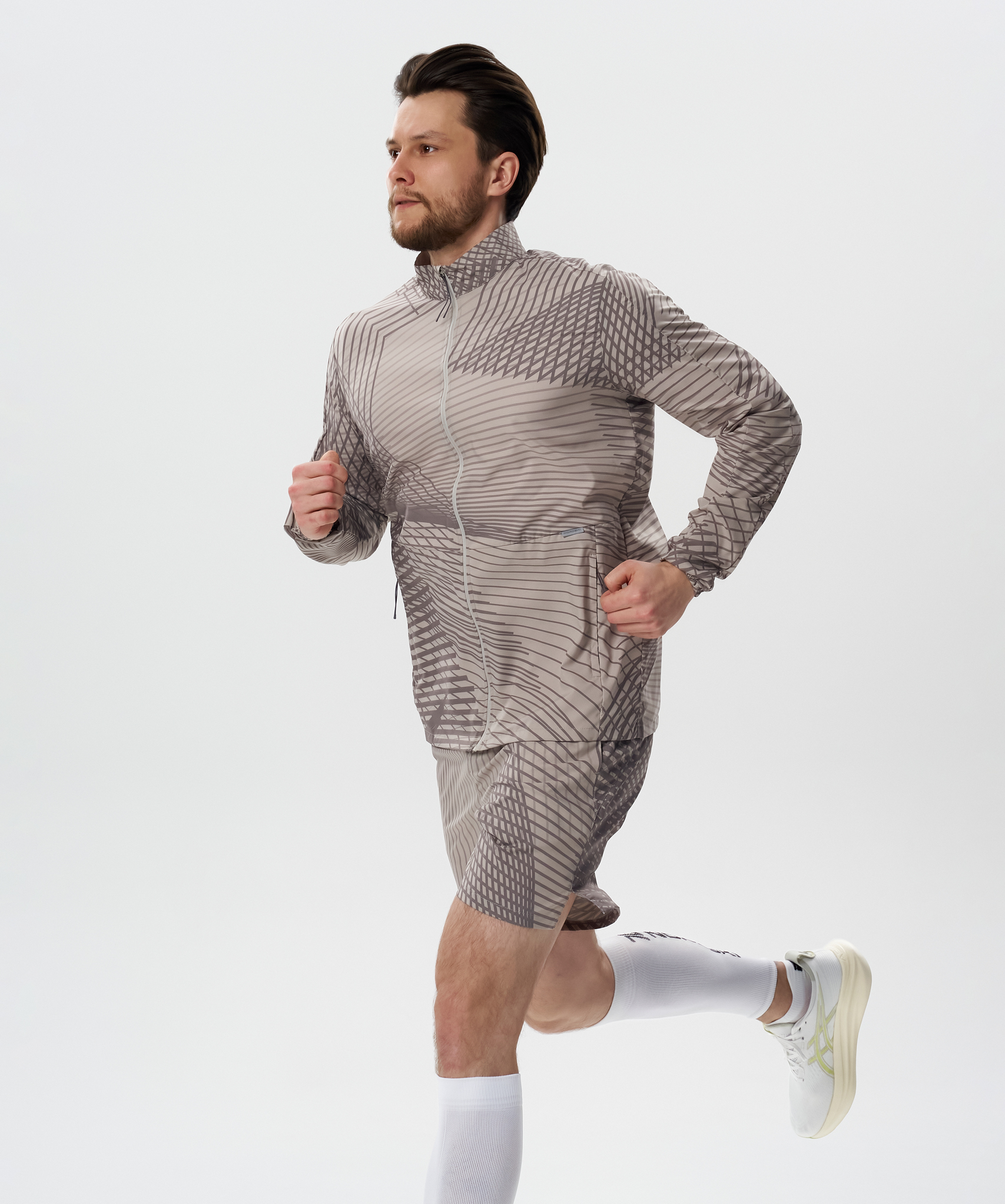 Ветровка беговая Nordski Light Cross Granite Pattern