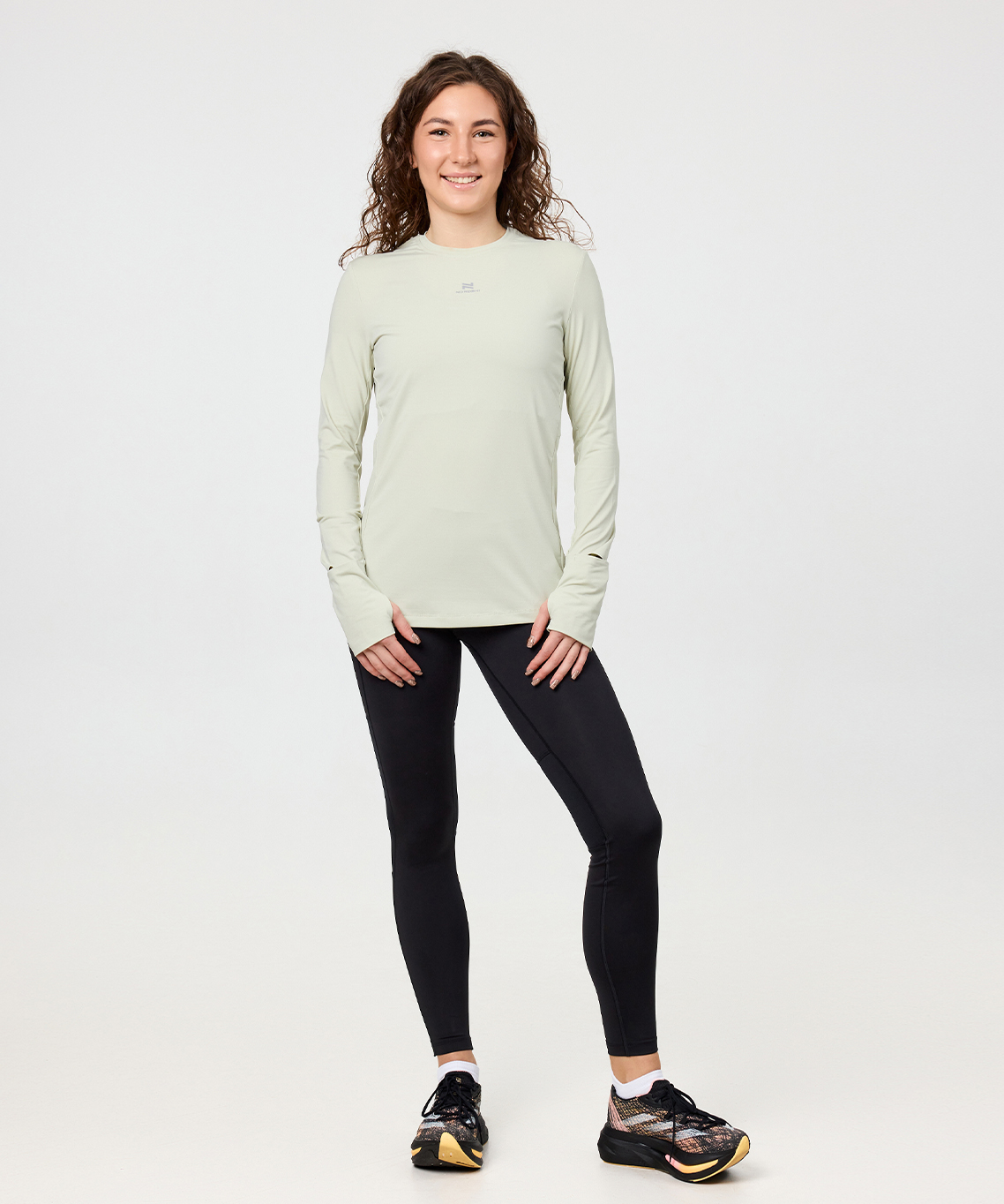 Лонгслив Nordski RunTech Smoky Green W