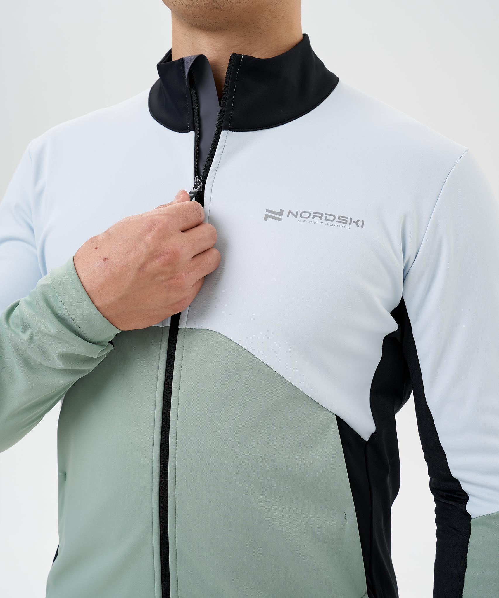 Тренировочная куртка Nordski Pro 2.0 Pearl Blue/Ice Mint/Black