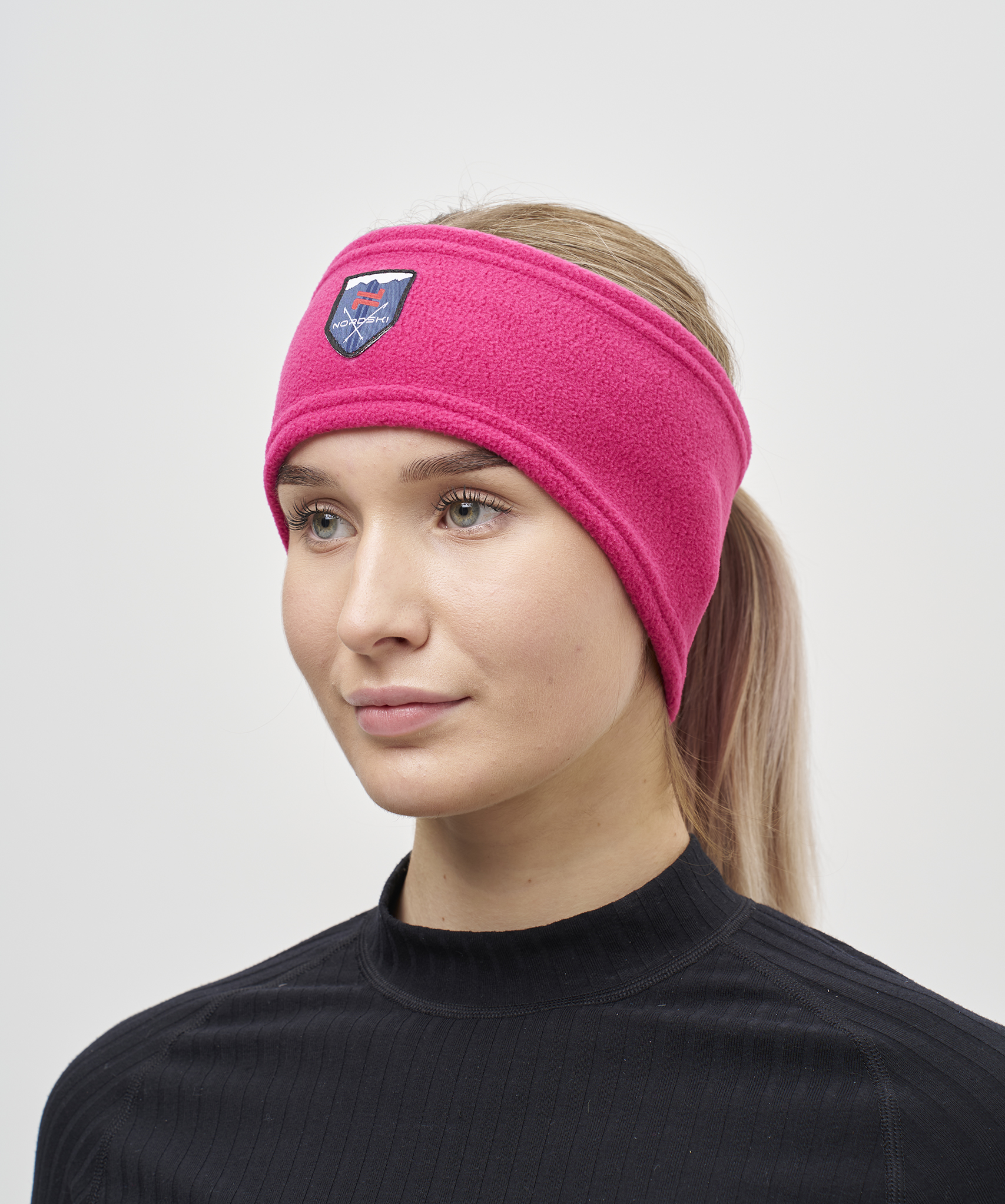 Повязка Nordski Fleece Warm Berry