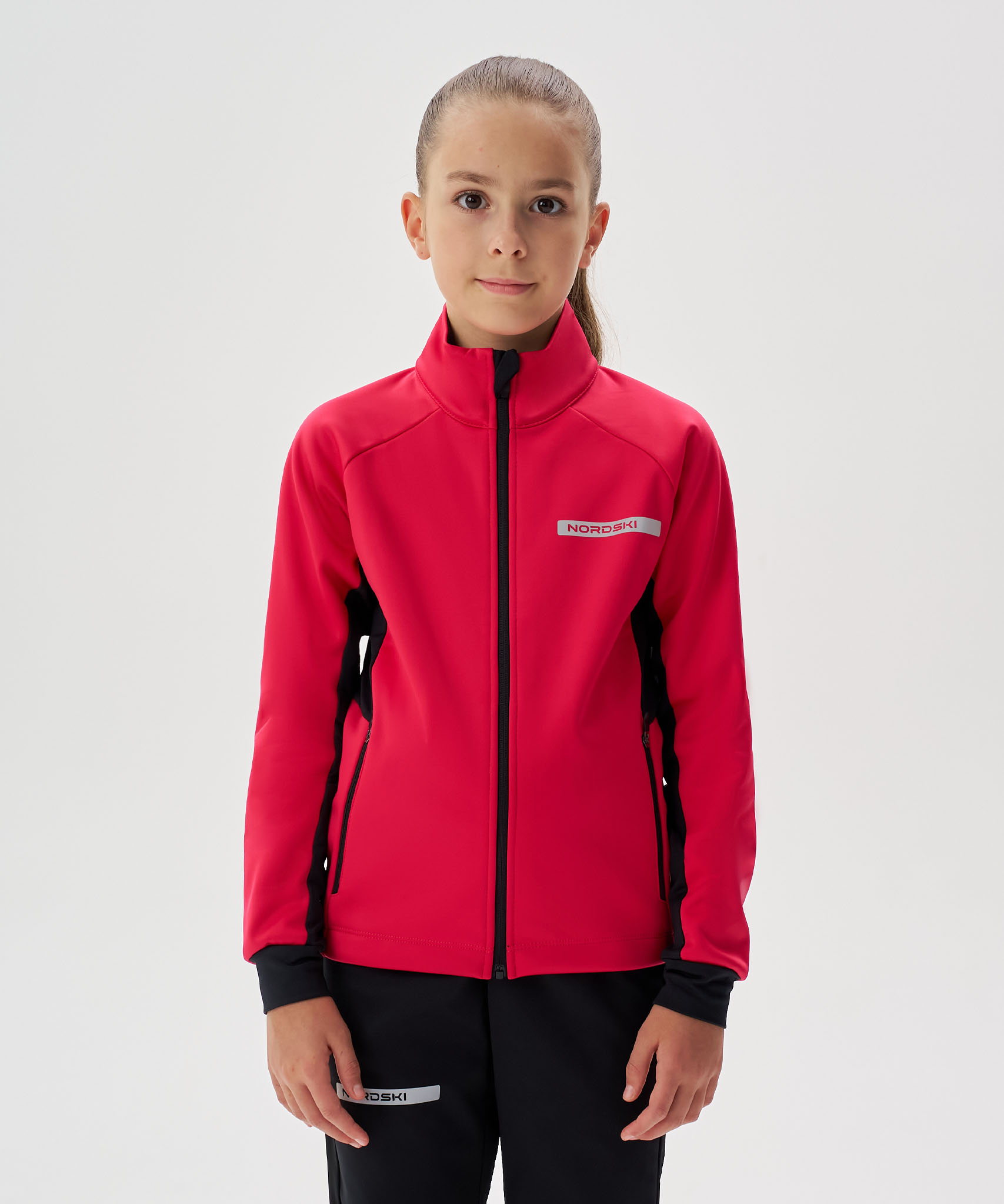 Тренировочная куртка Nordski Jr. Core Pink/Black