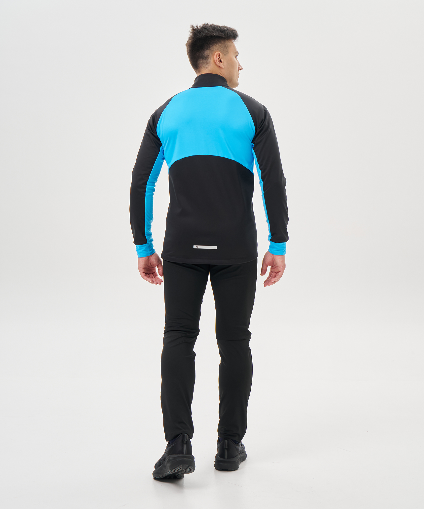 Тренировочная куртка Nordski Core Black/Light Blue