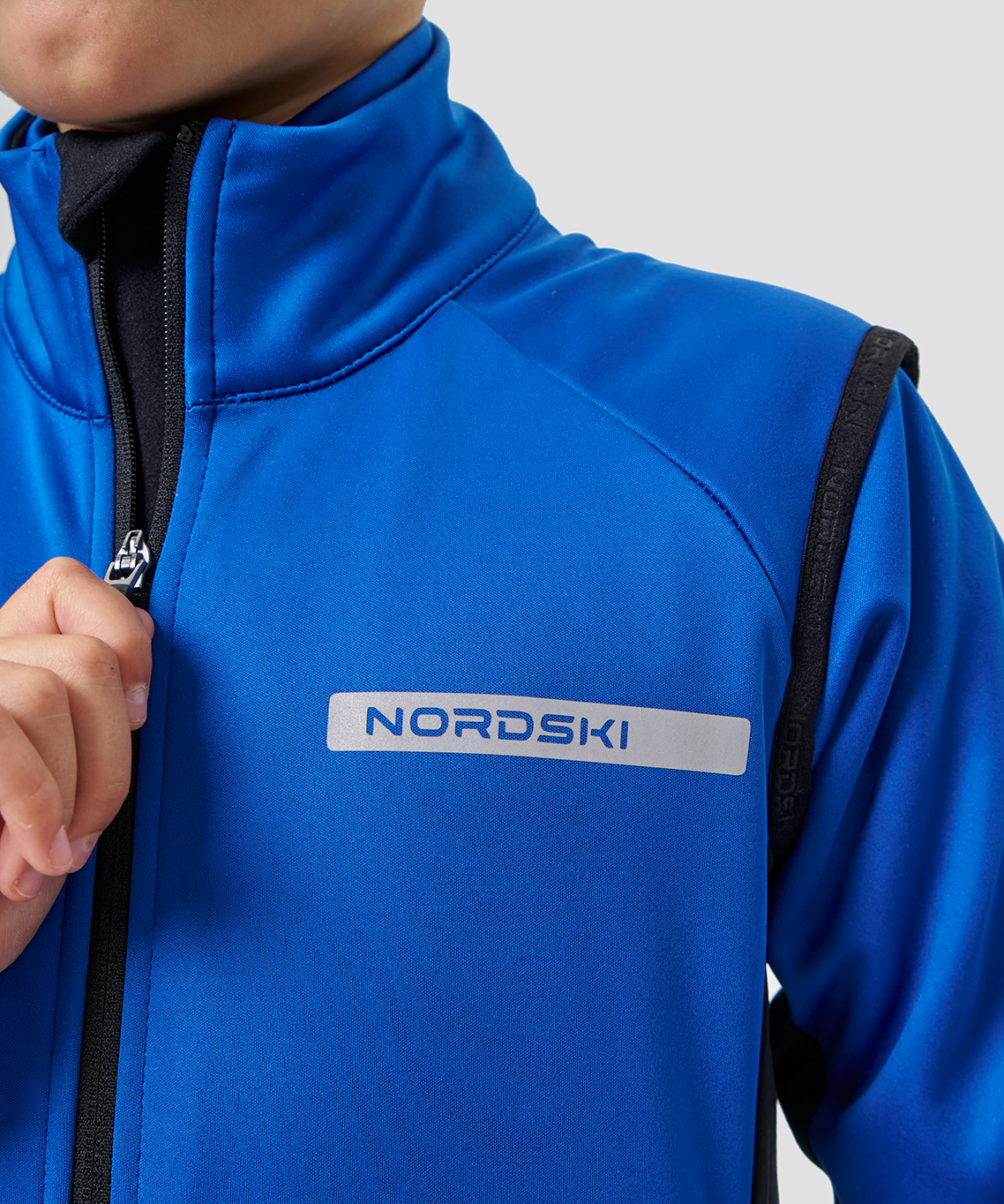 Жилет тренировочный Nordski Jr. Core True Blue/Black