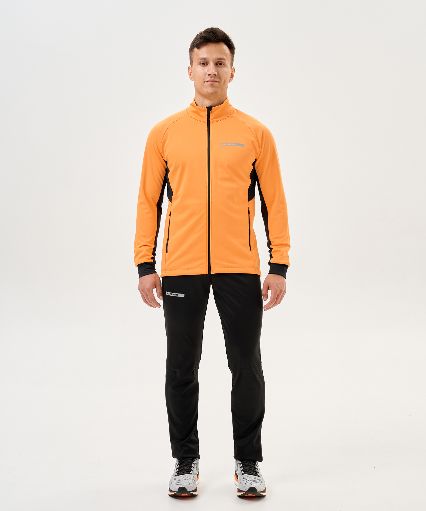 Тренировочная куртка Nordski Core Orange/Black