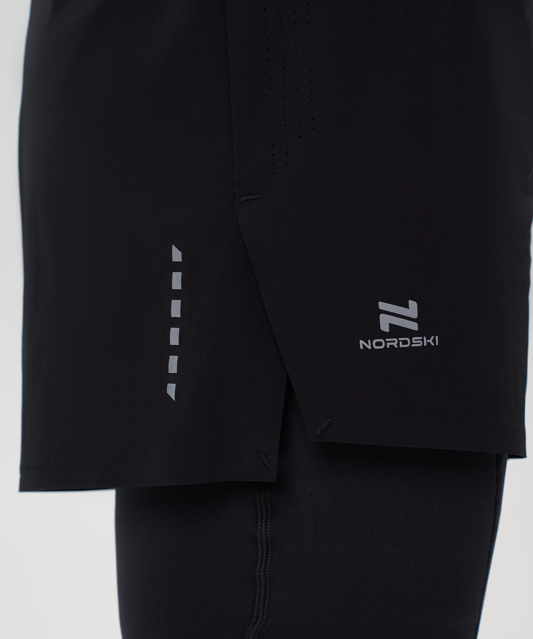 Шорты 2 в 1 Nordski Trail Black W