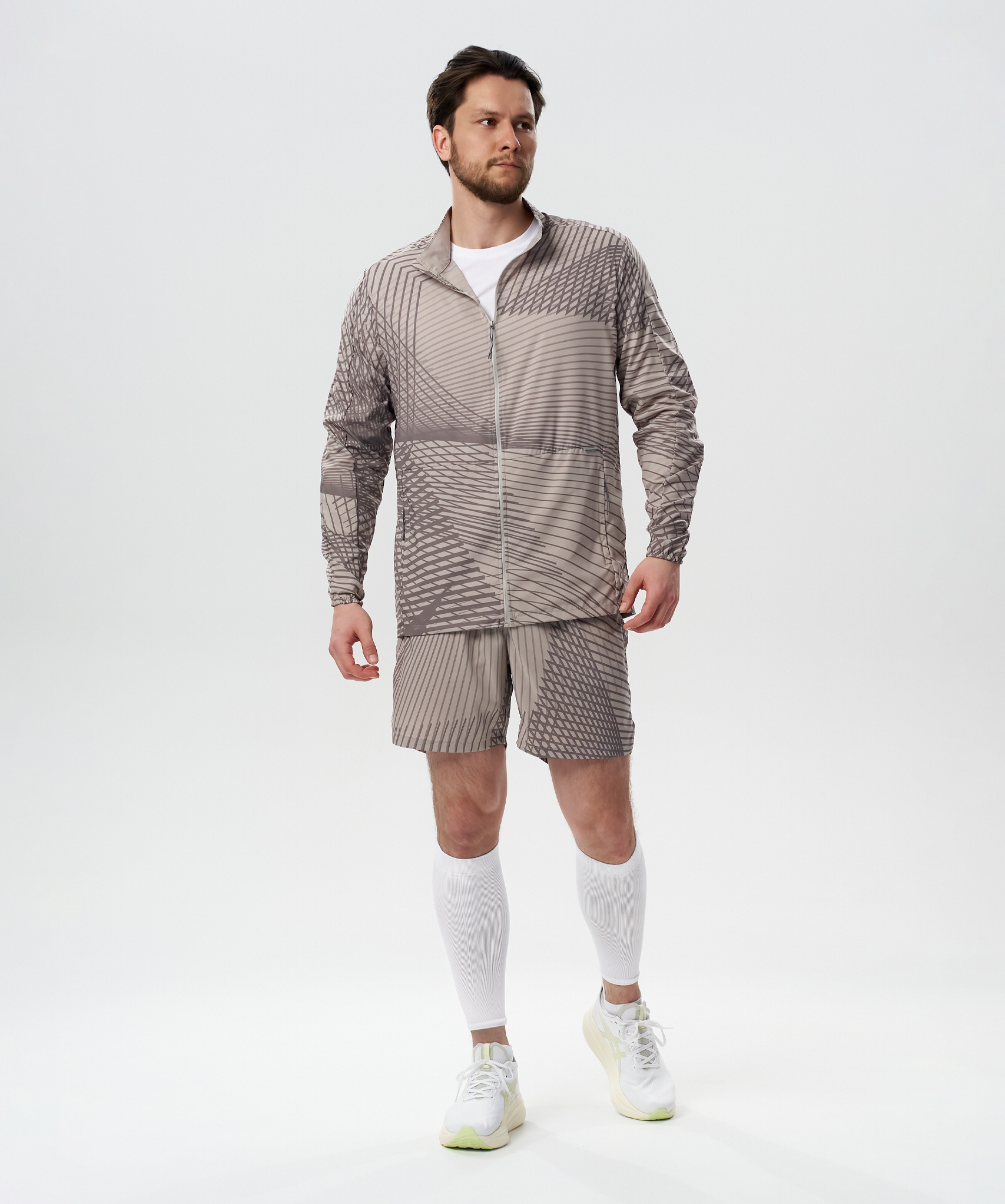 Ветровка беговая Nordski Light Cross Granite Pattern