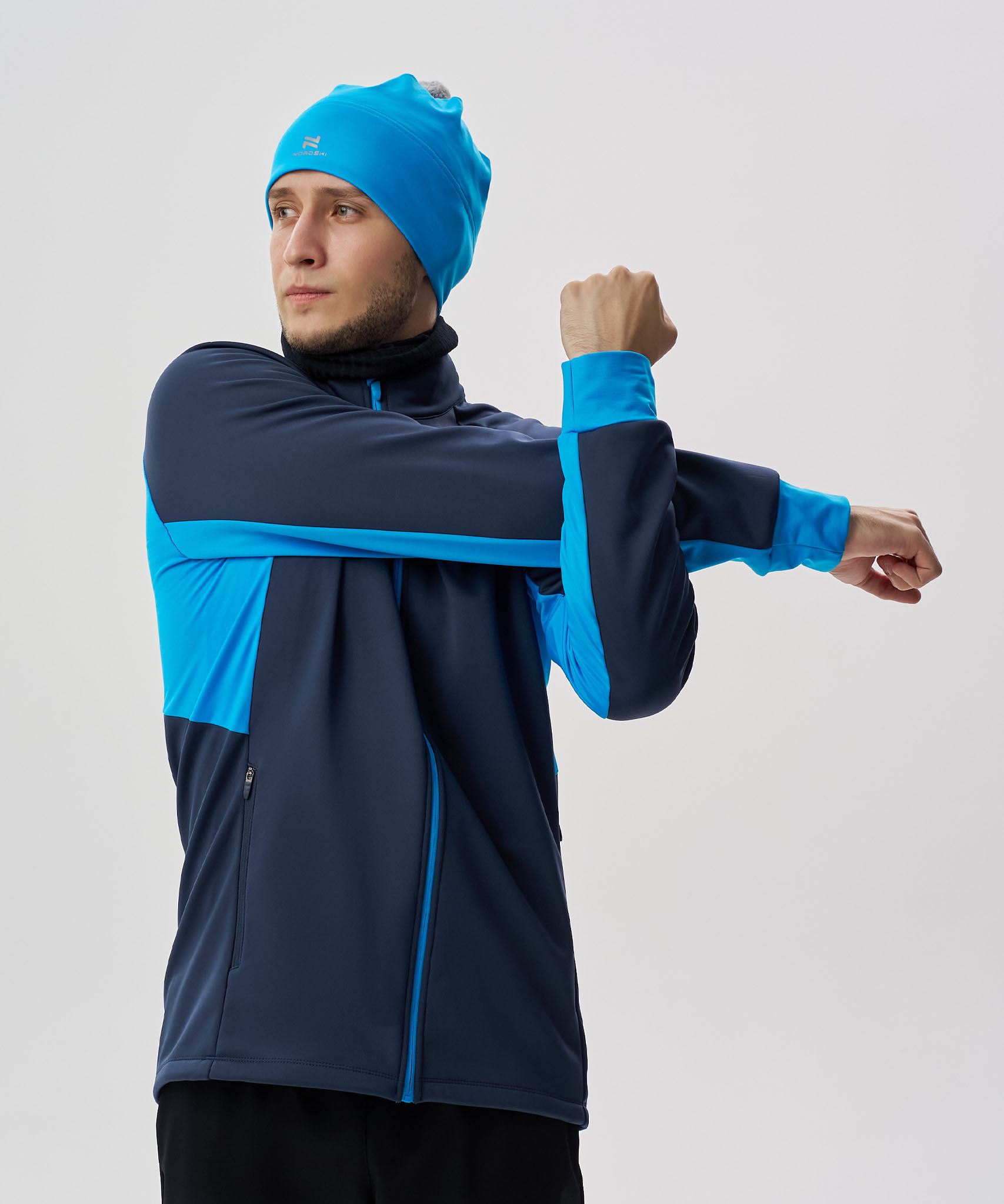Тренировочная куртка Nordski Core Titan/Light Blue