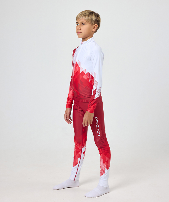 Гоночный костюм Nordski Jr. Race Red