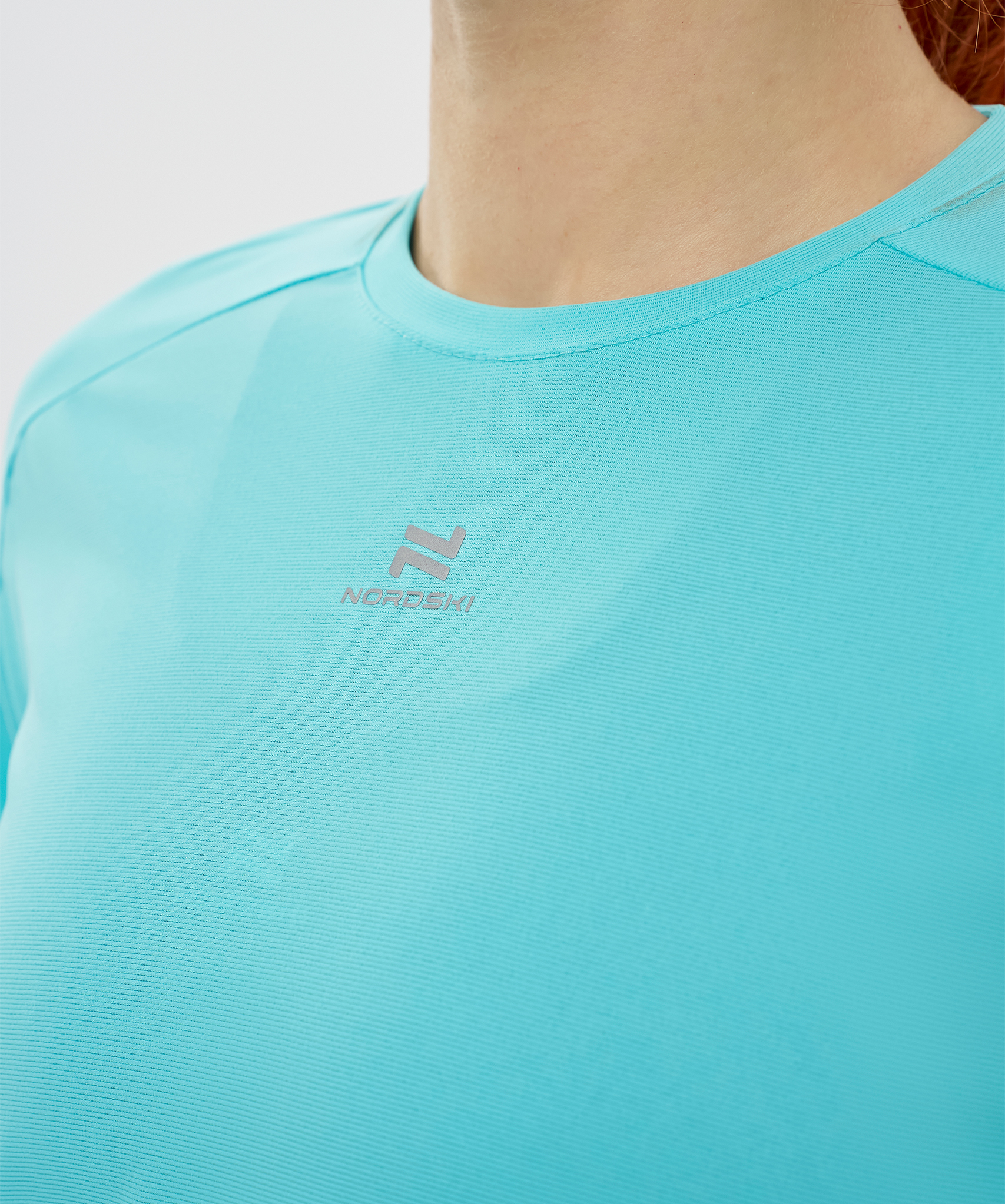 Футболка Nordski Upcast Aqua W с длинным рукавом